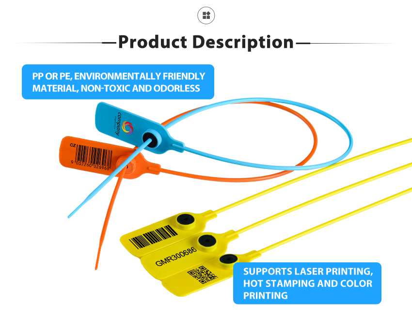 Bar Code Security Pull Tight Plastic Seal HYPS-A20