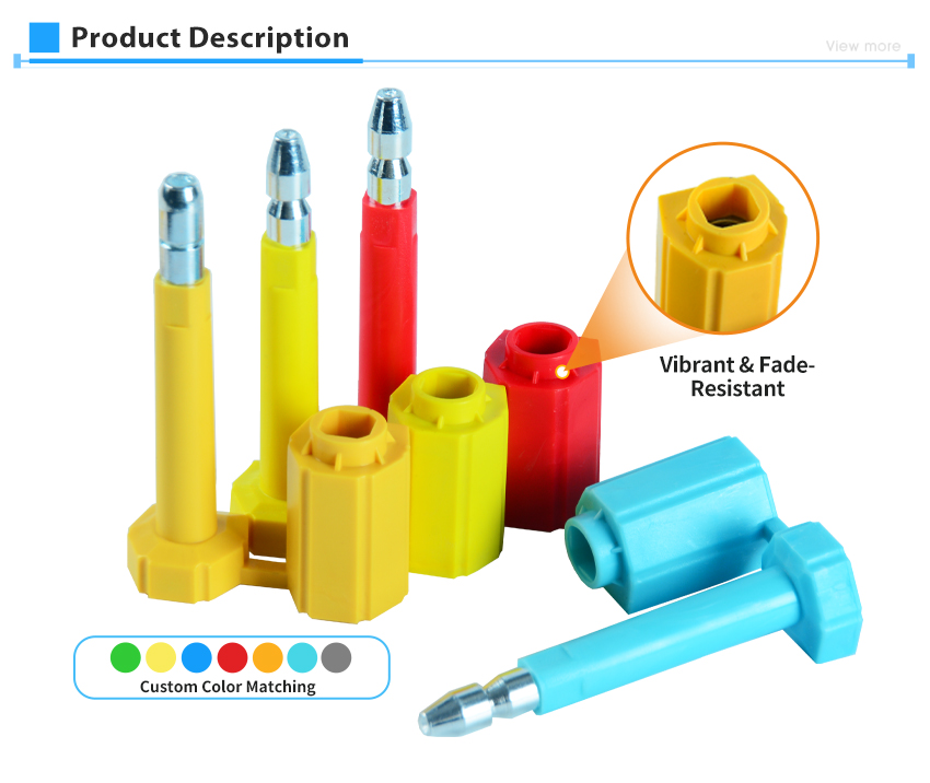 High Security Custom Logo Tamper Container Bolt Seal HYBS-009