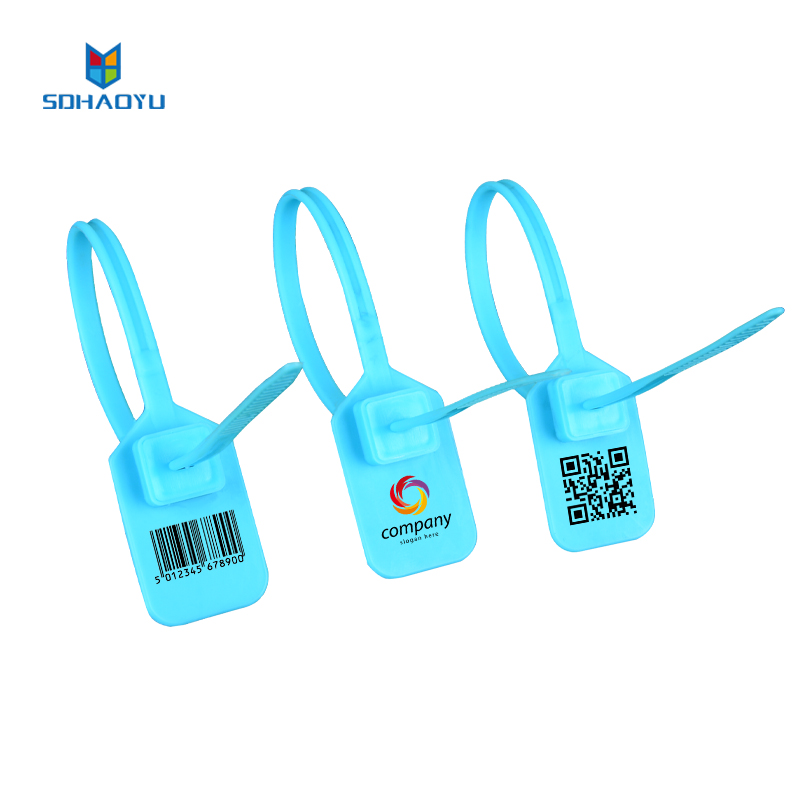 Tamper Evident Seal Plastic Security Disposable Security Plastic Seals with logo HYPS-D01
