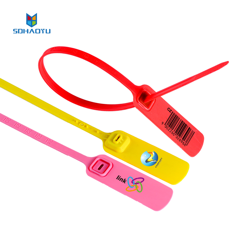 Security Disposable Security Plastic Seals with logo HYPS-D02