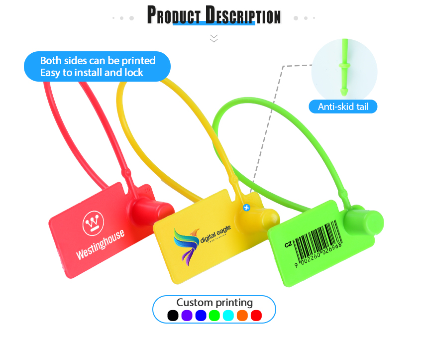 Plastic Padlock Security Seals Disposable Padlocks HYPD-005