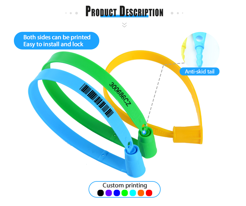Anti Tampering High Security Tamper Proof Security Seals Disposable Padlock Mini Security Lock HYPD-009