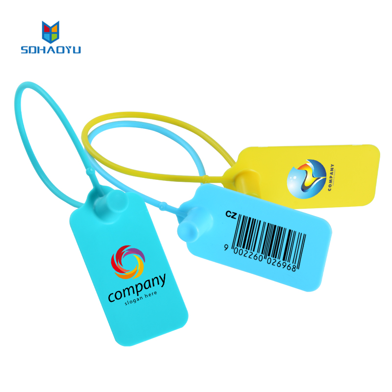 Cheap Price Easy Operating logo Printed Plastic Padlock Seals HYPD-014