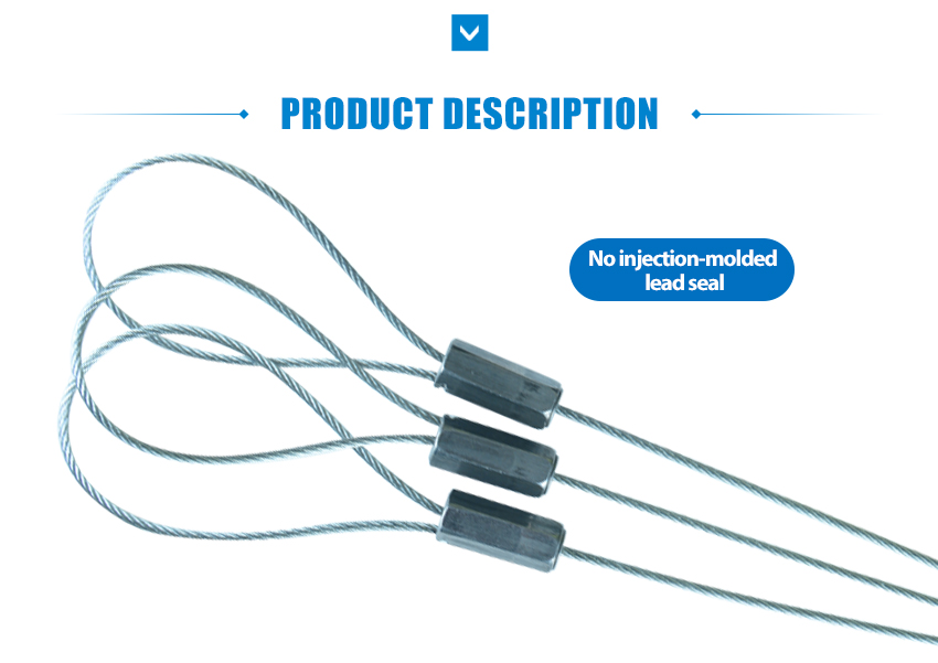 Pull Tight Hexagonal Cable Seals Aluminum Cable Seal HYCS-A02
