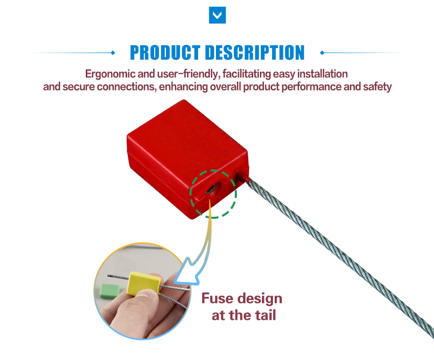 Aluminum security cable seal manufacturers tamper proof cable seal lock HYCS-C04