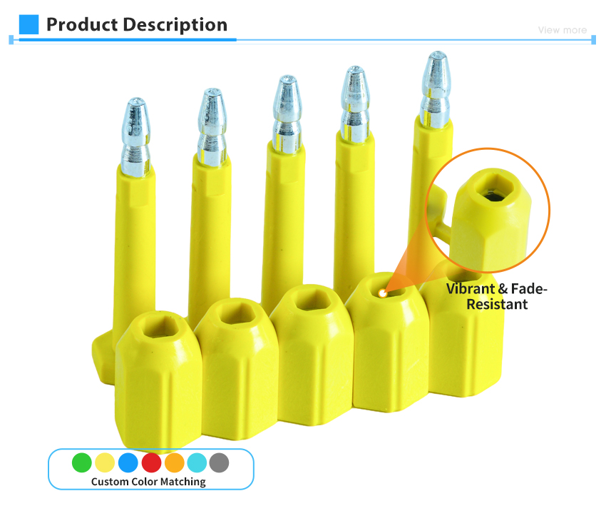 Customs security container seals bolt seal company high security seals HYBS-010