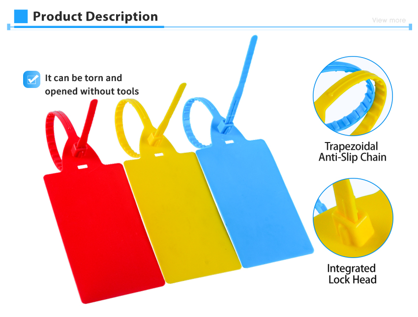 High quality double insurance plastic container seal HYPS-C08