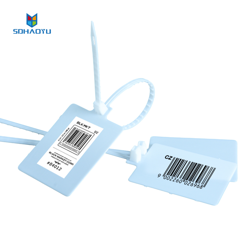 One-time use plastic safety barcode seals HYPS-C13