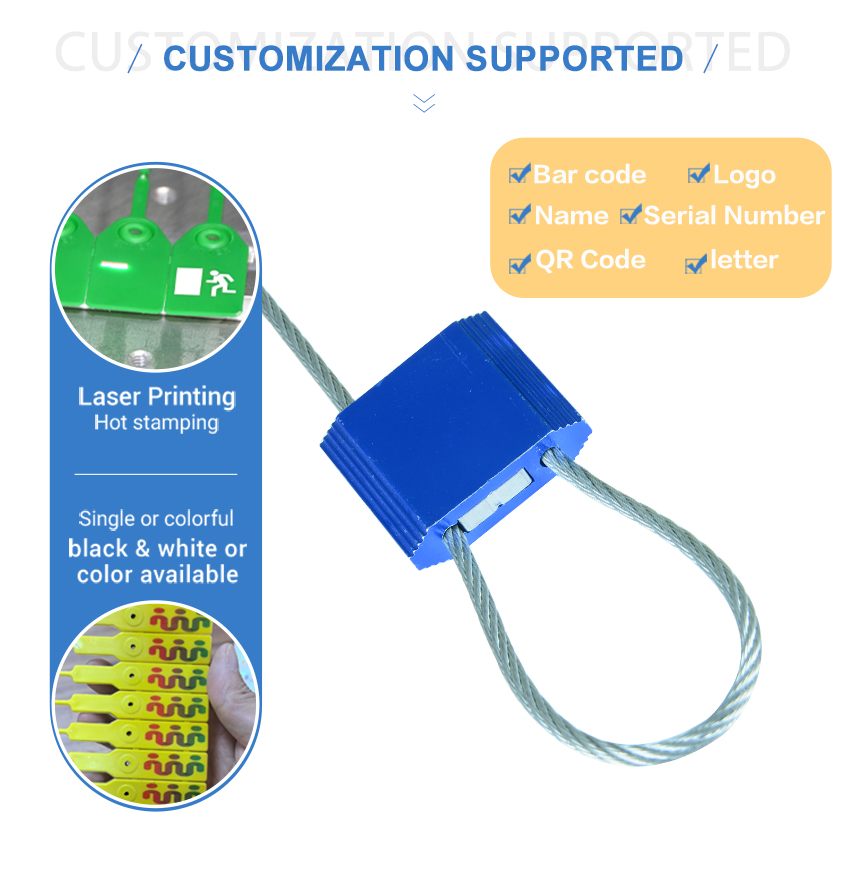 Aluminium alloy high security cable seal HYCS-D06