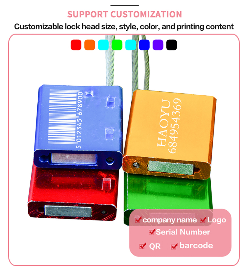 Disposable aluminum cable seal HYCS-D03