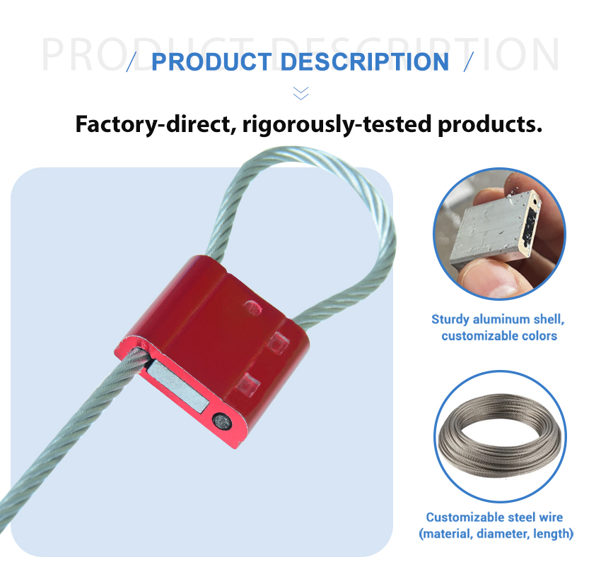 Hot sale container security cable seal HYCS-D08